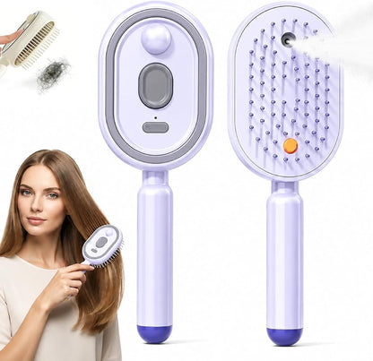 Steam Brush | Rechargeable Detangling Tool with Oil