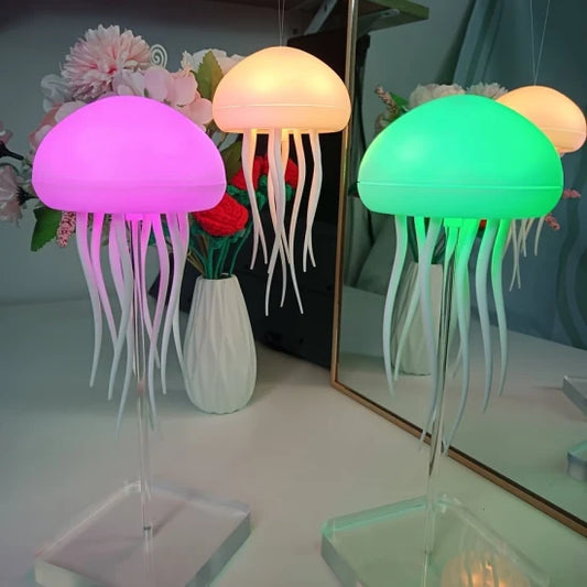 Rechargeable Jellyfish Table Lamp